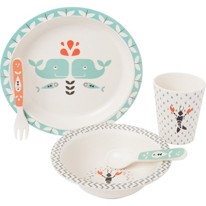 Product Bamboo food set Whale base image