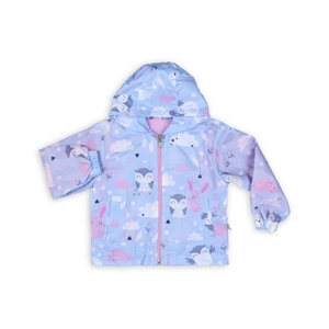 Product Waterproof jacket with hood 'Owl - Cloud' base image