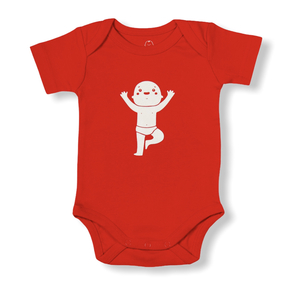 Product Short sleeve bodysuit Tree Pose base image